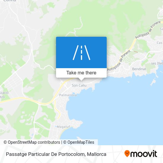Passatge Particular De Portocolom map