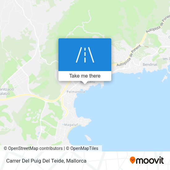 Carrer Del Puig Del Teide map