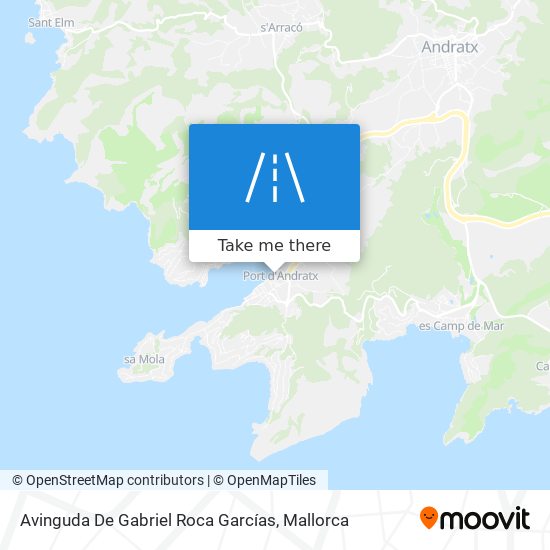 mapa Avinguda De Gabriel Roca Garcías