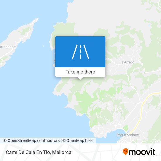 mapa Camí De Cala En Tió