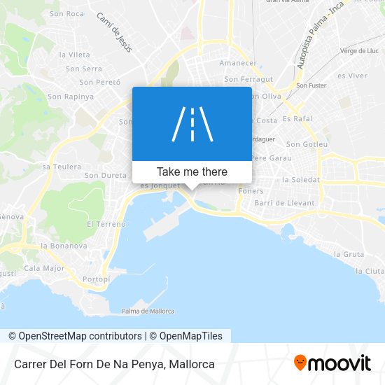 Carrer Del Forn De Na Penya map