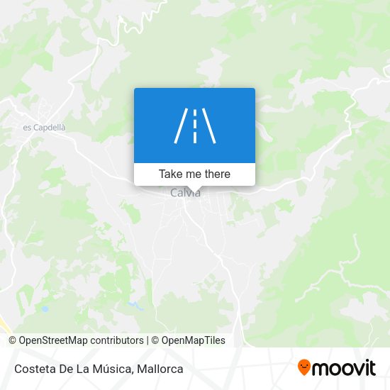 Costeta De La Música map