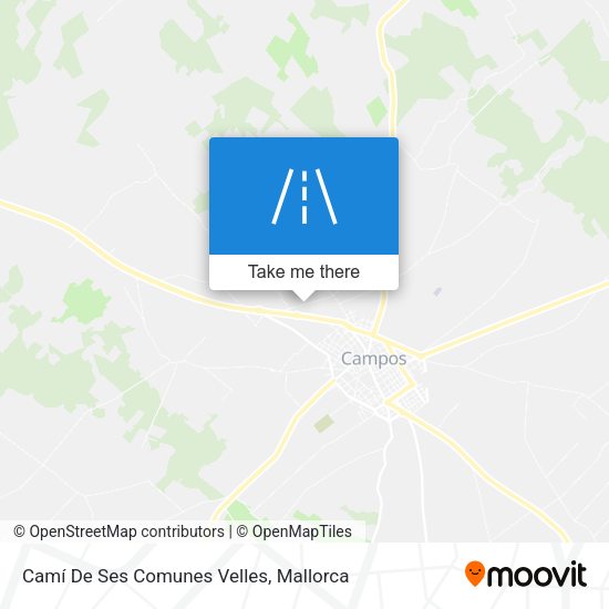 Camí De Ses Comunes Velles map