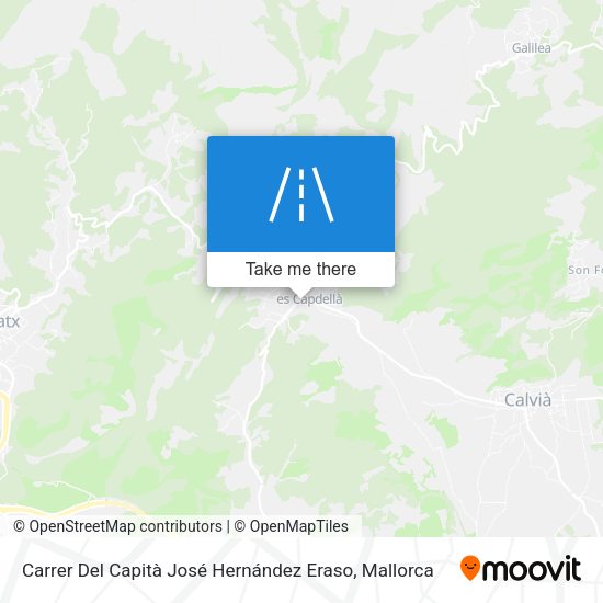 Carrer Del Capità José Hernández Eraso map