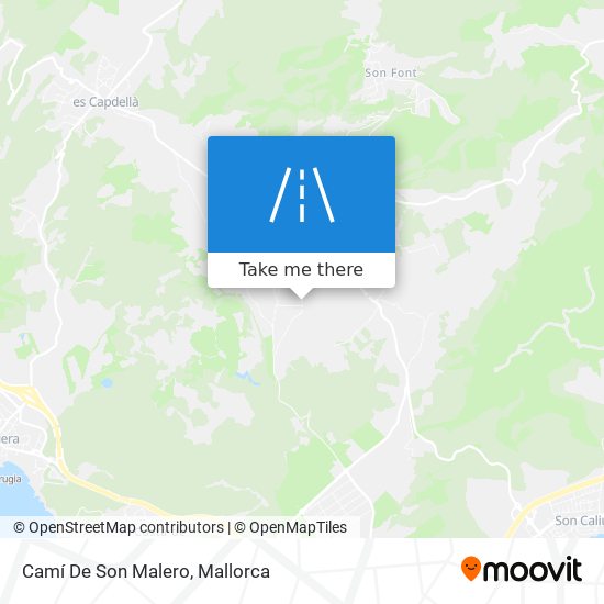 mapa Camí De Son Malero