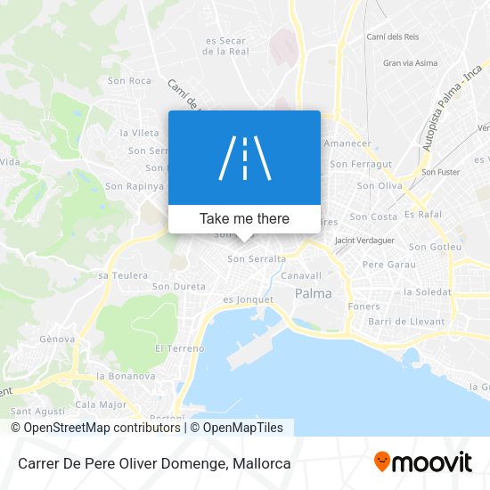 Carrer De Pere Oliver Domenge map