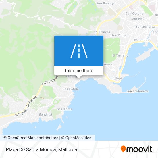 Plaça De Santa Mònica map