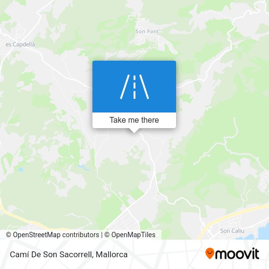 Camí De Son Sacorrell map