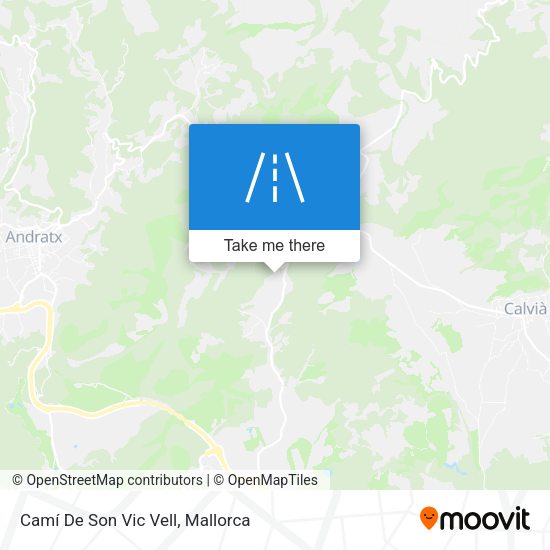 Camí De Son Vic Vell map