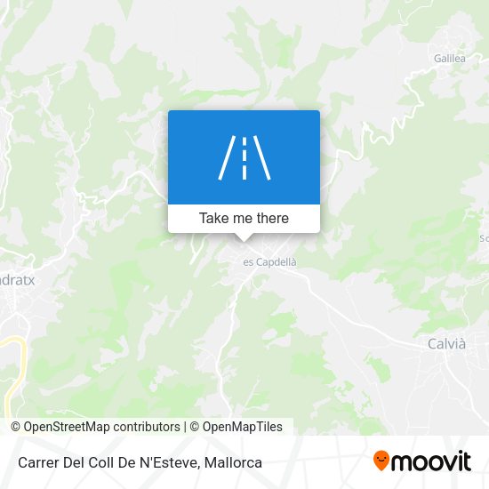 Carrer Del Coll De N'Esteve map