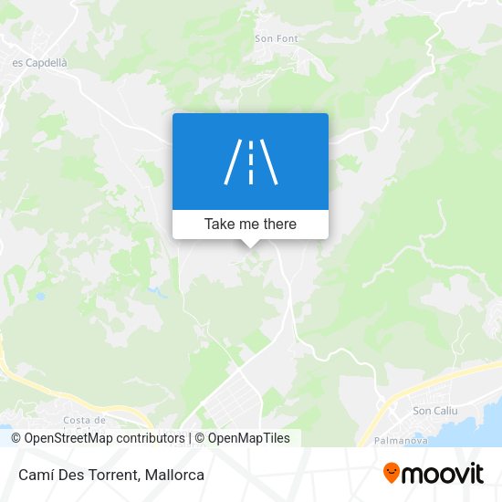 Camí Des Torrent map