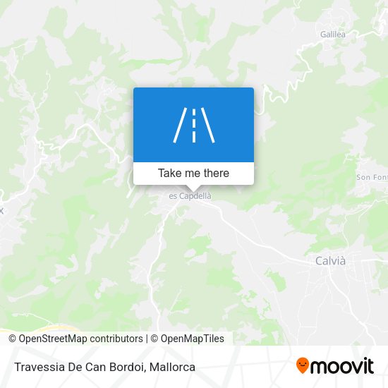 Travessia De Can Bordoi map