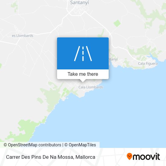 Carrer Des Pins De Na Mossa map