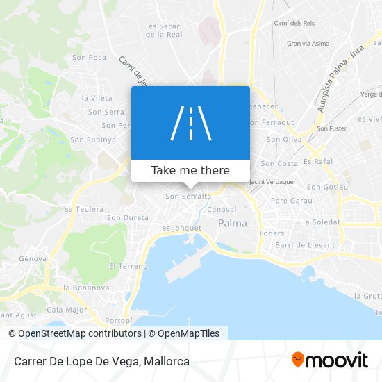 mapa Carrer De Lope De Vega