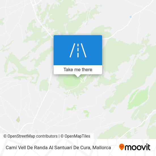 Camí Vell De Randa Al Santuari De Cura map