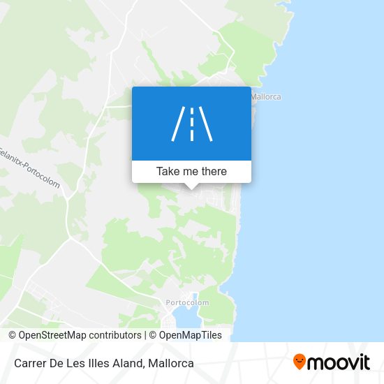 Carrer De Les Illes Aland map