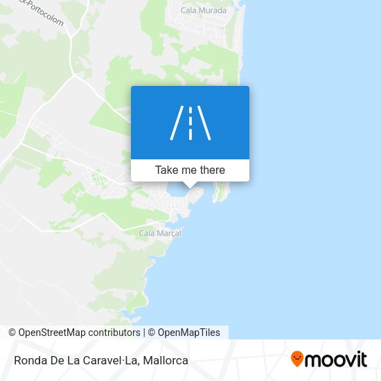 Ronda De La Caravel·La map
