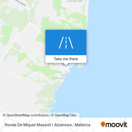 Ronda De Miquel Massutí I Alzamora. map