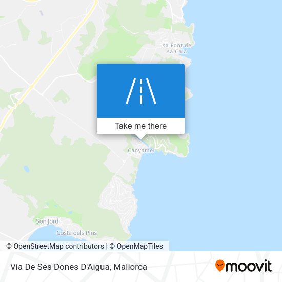 Via De Ses Dones D'Aigua map
