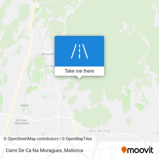 Camí De Ca Na Moragues map