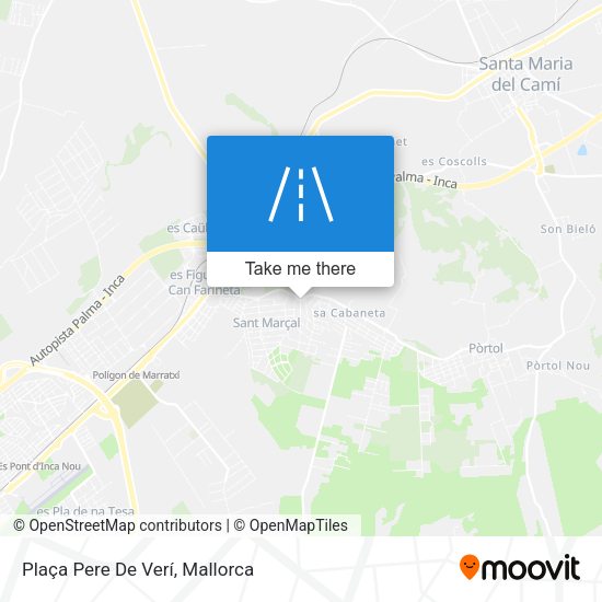 Plaça Pere De Verí map