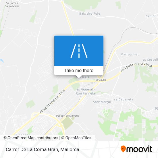 Carrer De La Coma Gran map