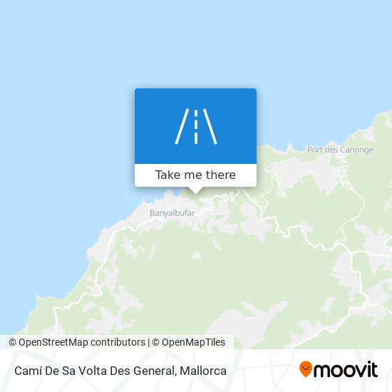 mapa Camí De Sa Volta Des General