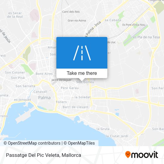 Passatge Del Pic Veleta map