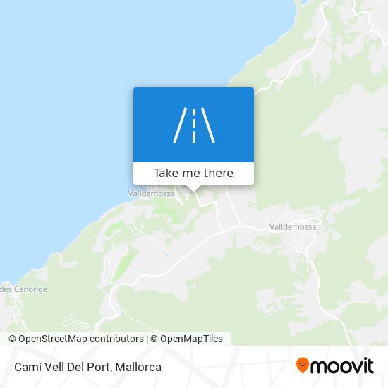 mapa Camí Vell Del Port