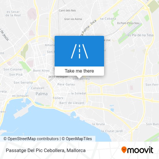 Passatge Del Pic Cebollera map