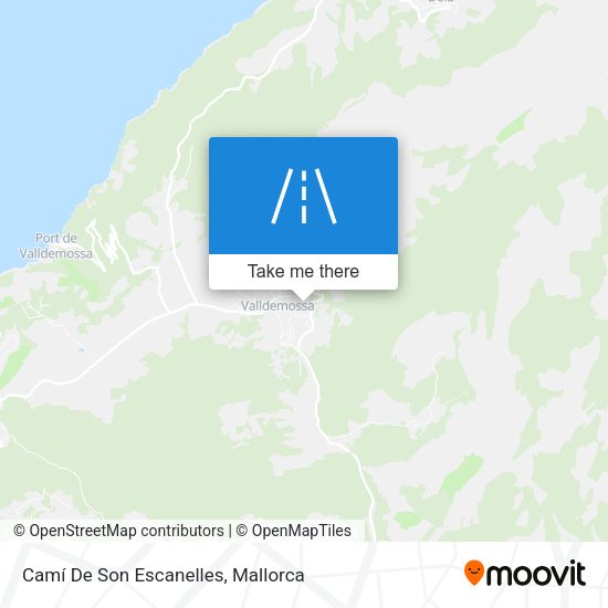 Camí De Son Escanelles map