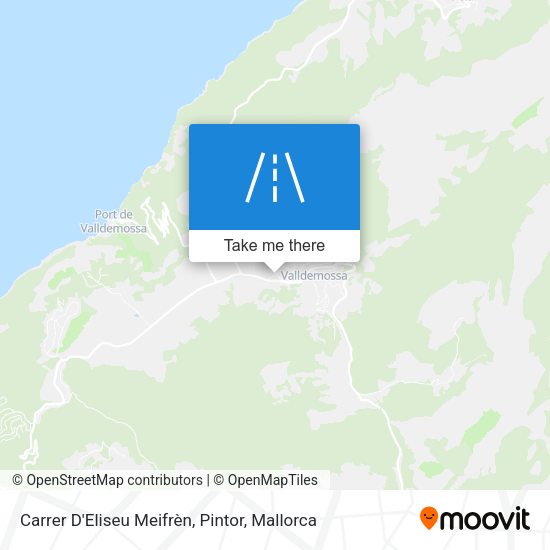Carrer D'Eliseu Meifrèn, Pintor map