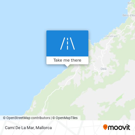Camí De La Mar map