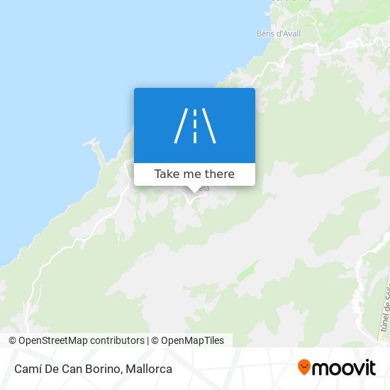 Camí De Can Borino map