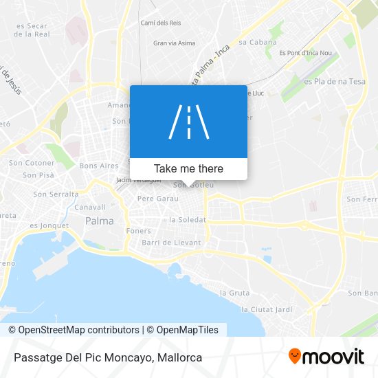 Passatge Del Pic Moncayo map