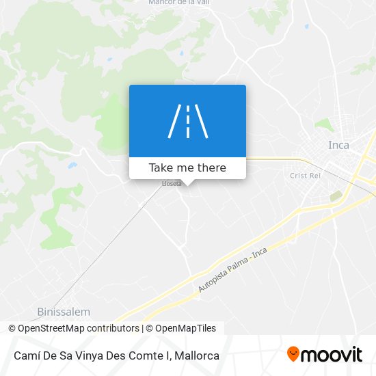 Camí De Sa Vinya Des Comte I map