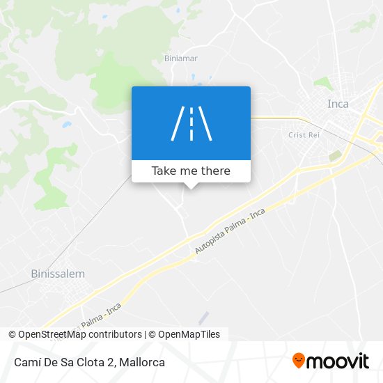 Camí De Sa Clota 2 map