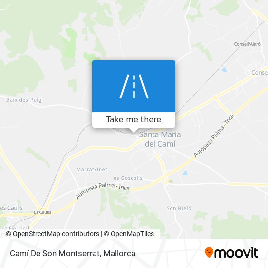 Camí De Son Montserrat map