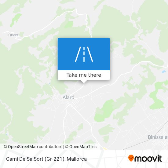 Camí De Sa Sort (Gr-221) map