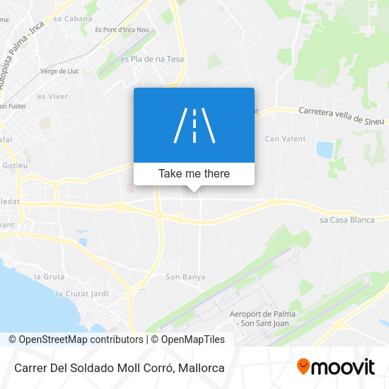 Carrer Del Soldado Moll Corró map