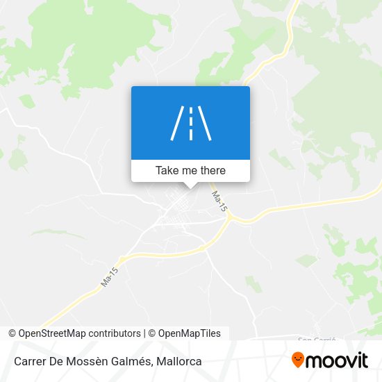 Carrer De Mossèn Galmés map