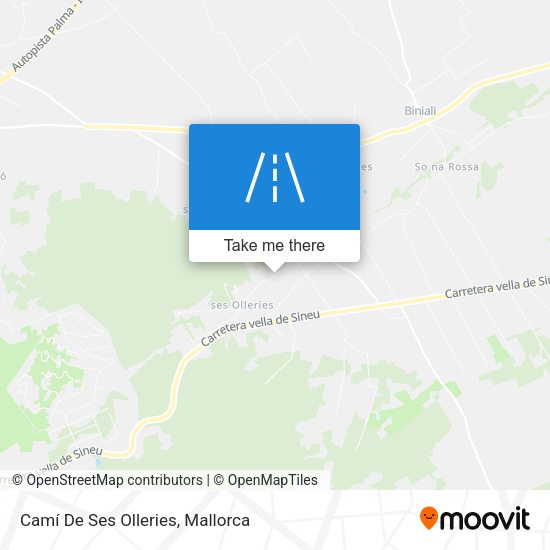 Camí De Ses Olleries map