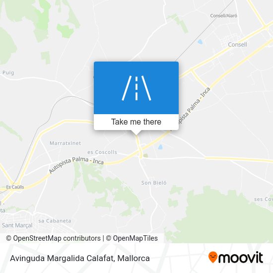 Avinguda Margalida Calafat map