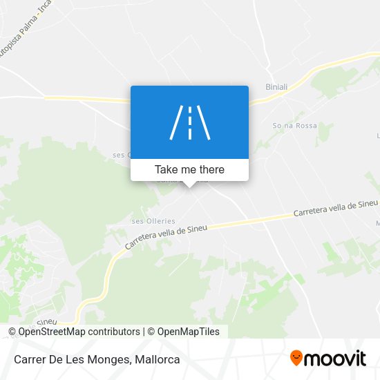 Carrer De Les Monges map