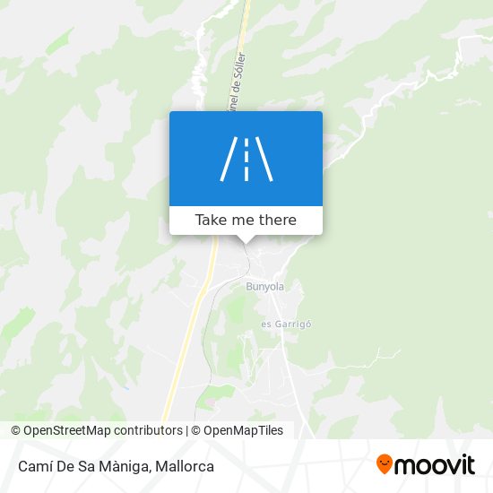 Camí De Sa Màniga map