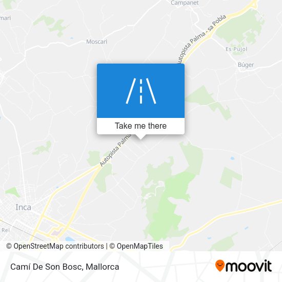 Camí De Son Bosc map