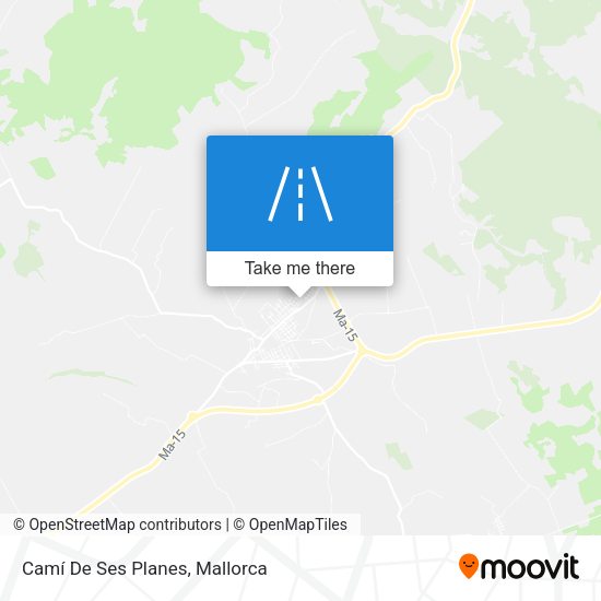 Camí De Ses Planes map