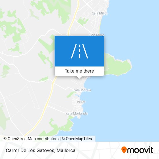 Carrer De Les Gatoves map