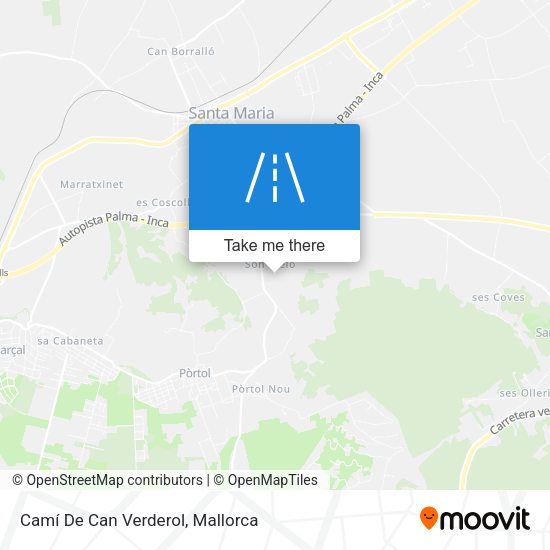 Camí De Can Verderol map