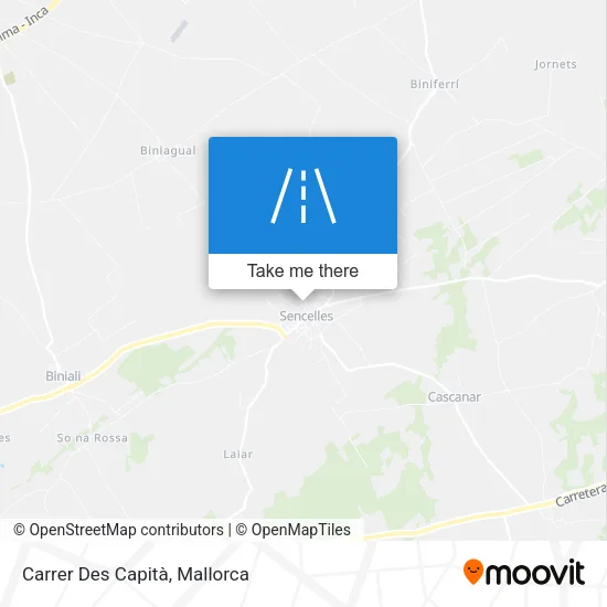 mapa Carrer Des Capità